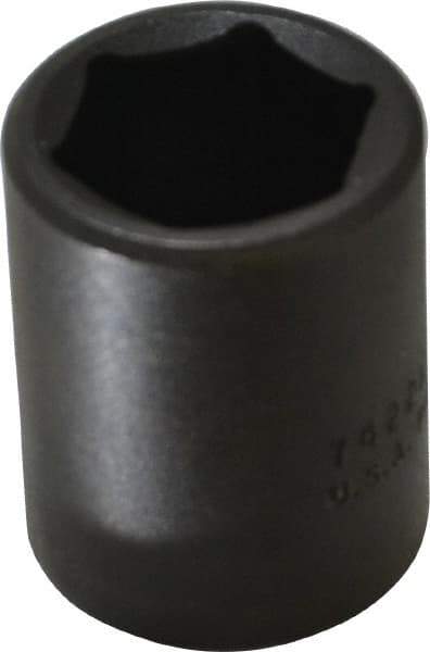 Proto - 1/2" Drive 22mm Standard Impact Socket - 6 Points, 1-39/64" OAL - Exact Tool & Supply