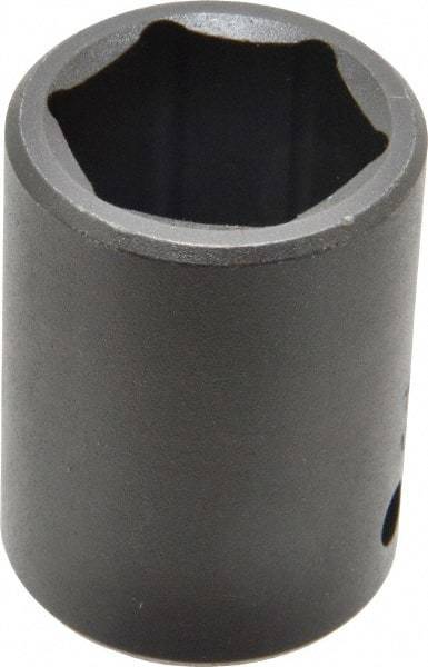 Proto - 1/2" Drive 23mm Standard Impact Socket - 6 Points, 1-39/64" OAL - Exact Tool & Supply