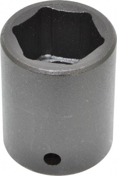 Proto - 1/2" Drive 25mm Standard Impact Socket - 6 Points, 1-3/4" OAL - Exact Tool & Supply