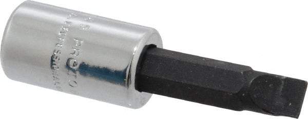 Proto - Screwdriver & Drag Link Sockets Type: Slotted Screwdriver Socket Drive Size (Inch): 1/4 - Exact Tool & Supply