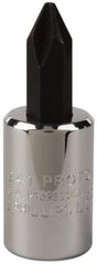 Proto - Screwdriver & Drag Link Sockets Type: Phillips Screwdriver Socket Drive Size (Inch): 3/8 - Exact Tool & Supply