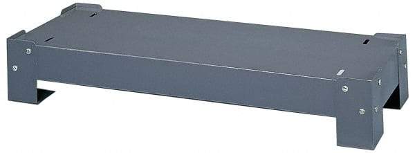 Durham - 12.3" Wide x 5.8" High, Gray Bin Holder - Use with Cabinets 002, 005, 007, 013, 014, 030, 031, 034 - Exact Tool & Supply