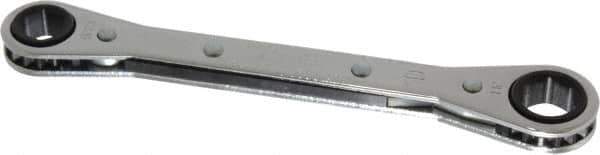 Proto - 3/8" x 7/16" 6 Point Ratcheting Box Wrench - Double End, 5-1/2" OAL, Steel - Exact Tool & Supply