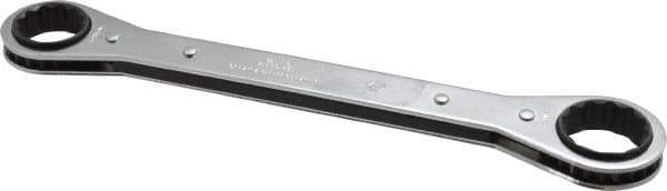 Proto - 13/16" x 15/16" 12 Point Ratcheting Box Wrench - Double End, 9-1/4" OAL, Steel - Exact Tool & Supply