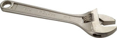 Proto - Adjustable Wrenches; Wrench Type: Adjustable ; Wrench Size (Inch): 8 ; Jaw Capacity (Inch): 1-1/8 ; Material: Steel ; Finish/Coating: Chrome ; ANSI Spec: B107.8m - Exact Tool & Supply
