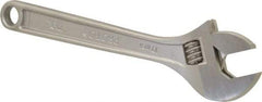 Proto - 1-5/16" Jaw Capacity, 10" Locking Adjustable Wrench - Steel, Chrome Finish - Exact Tool & Supply