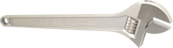 Proto - Adjustable Wrenches; Wrench Type: Adjustable ; Wrench Size (Inch): 15 ; Jaw Capacity (Inch): 1-11/16 ; Material: Steel ; Finish/Coating: Chrome ; ANSI Spec: B107.8m - Exact Tool & Supply