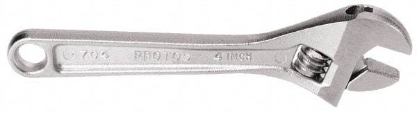 Proto - 2-1/16" Jaw Capacity, 18" Standard Adjustable Wrench - Steel, Chrome Finish - Exact Tool & Supply