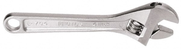 Proto - Adjustable Wrenches; Wrench Type: Adjustable ; Wrench Size (Inch): 18 ; Jaw Capacity (Inch): 2-1/16 ; Material: Steel ; Finish/Coating: Chrome ; ANSI Spec: B107.8m - Exact Tool & Supply