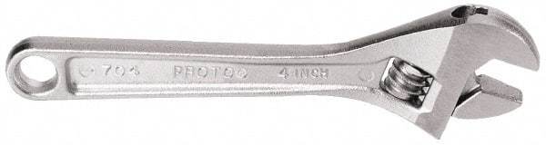 Proto - 2-7/16" Jaw Capacity, 24" Standard Adjustable Wrench - Steel, Chrome Finish - Exact Tool & Supply