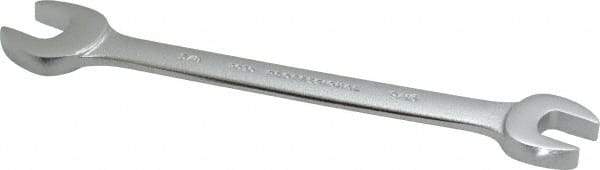 Proto - 9/16" x 5/8" Standard Open End Wrench - 7-5/8" OAL, Double End, Satin Finish, 15° Head Angle - Exact Tool & Supply