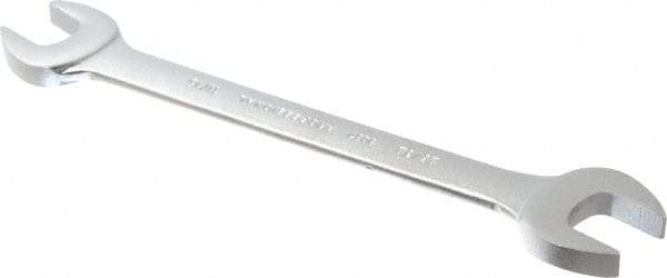 Proto - 11/16" x 25/32" Standard Open End Wrench - 8-7/8" OAL, Double End, Satin Finish, 15° Head Angle - Exact Tool & Supply