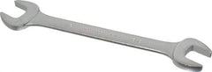 Proto - 13/16" x 7/8" Standard Open End Wrench - 10-1/8" OAL, Double End, Satin Finish, 15° Head Angle - Exact Tool & Supply