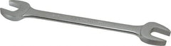 Proto - 15/16" x 1" Standard Open End Wrench - 11-1/2" OAL, Double End, Satin Finish, 15° Head Angle - Exact Tool & Supply
