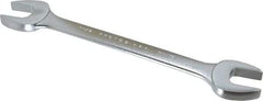 Proto - 1-1/16" x 1-1/8" Standard Open End Wrench - 12-5/8" OAL, Double End, Satin Finish, 15° Head Angle - Exact Tool & Supply