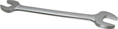 Proto - 1-1/16" x 1-1/4" Standard Open End Wrench - 13-9/16" OAL, Double End, Satin Finish, 15° Head Angle - Exact Tool & Supply