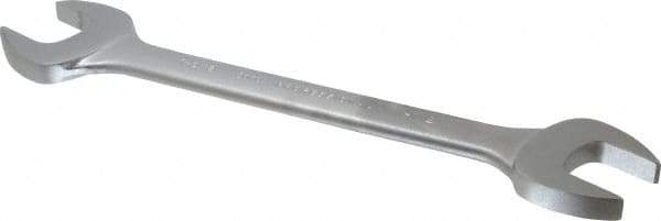 Proto - 1-1/2" x 1-5/8" Standard Open End Wrench - 17" OAL, Double End, Satin Finish, 15° Head Angle - Exact Tool & Supply