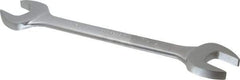 Proto - 1-1/2" x 1-5/8" Standard Open End Wrench - 17" OAL, Double End, Satin Finish, 15° Head Angle - Exact Tool & Supply