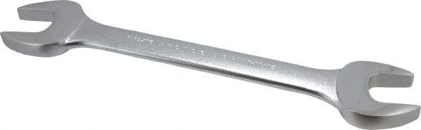 Proto - 1-11/16" x 1-13/16" Standard Open End Wrench - 18-1/2" OAL, Double End, Satin Finish, 15° Head Angle - Exact Tool & Supply