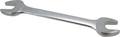 Proto - 1-11/16" x 1-13/16" Standard Open End Wrench - 18-1/2" OAL, Double End, Satin Finish, 15° Head Angle - Exact Tool & Supply