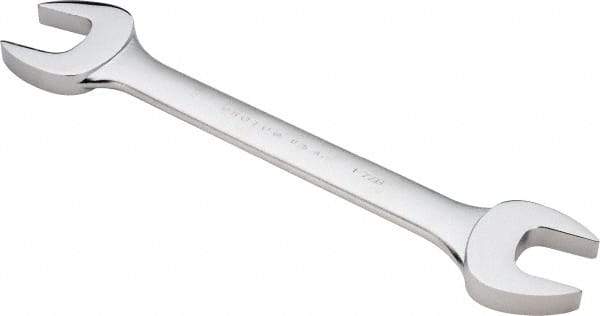 Proto - 1-7/8" x 2" Standard Open End Wrench - 20" OAL, Double End, Satin Finish, 15° Head Angle - Exact Tool & Supply