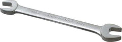 Proto - 12mm x 13mm Standard Open End Wrench - 6-3/8" OAL, Double End, Satin Finish, 15° Head Angle - Exact Tool & Supply