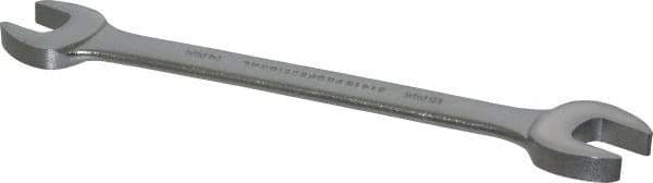 Proto - 14mm x 15mm Standard Open End Wrench - 7-19/32" OAL, Double End, Satin Finish, 15° Head Angle - Exact Tool & Supply