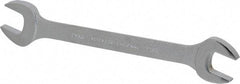 Proto - 21mm x 23mm Standard Open End Wrench - 10-1/8" OAL, Double End, Satin Finish, 15° Head Angle - Exact Tool & Supply