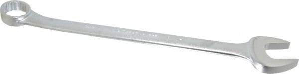 Proto - 1-7/16" 12 Point Offset Combination Wrench - 15° Offset Angle, 19-3/8" OAL, Steel, Satin Finish - Exact Tool & Supply