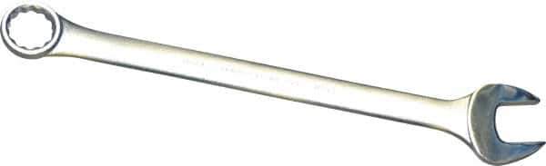 Proto - 1-5/8" 12 Point Offset Combination Wrench - 15° Offset Angle, 23" OAL, Steel, Satin Finish - Exact Tool & Supply