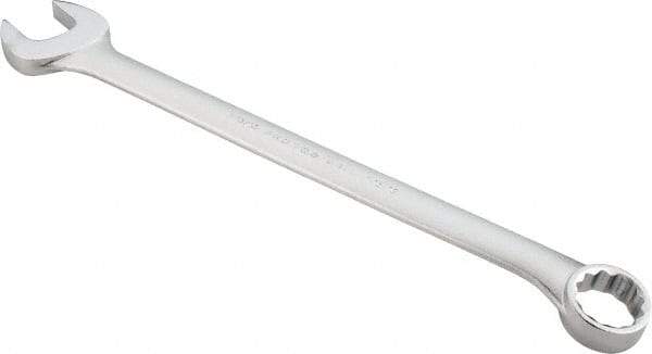 Proto - 1-13/16" 12 Point Offset Combination Wrench - 15° Offset Angle, 25" OAL, Steel, Satin Finish - Exact Tool & Supply