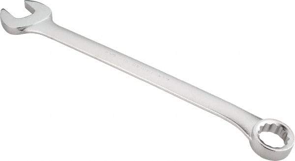 Proto - 2-1/16" 12 Point Offset Combination Wrench - 15° Offset Angle, 29-1/2" OAL, Steel, Satin Finish - Exact Tool & Supply