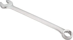 Proto - 2-1/16" 12 Point Offset Combination Wrench - 15° Offset Angle, 29-1/2" OAL, Steel, Satin Finish - Exact Tool & Supply