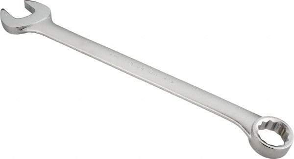 Proto - 2-1/8" 12 Point Offset Combination Wrench - 15° Offset Angle, 29-1/2" OAL, Steel, Satin Finish - Exact Tool & Supply
