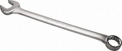 Proto - 2-3/16" 12 Point Offset Combination Wrench - 15° Offset Angle, 29-1/2" OAL, Steel, Satin Finish - Exact Tool & Supply