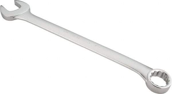 Proto - 2-1/4" 12 Point Offset Combination Wrench - 15° Offset Angle, 29-1/2" OAL, Steel, Satin Finish - Exact Tool & Supply