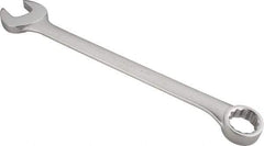 Proto - 2-3/8" 12 Point Offset Combination Wrench - 15° Offset Angle, 31-1/2" OAL, Steel, Satin Finish - Exact Tool & Supply