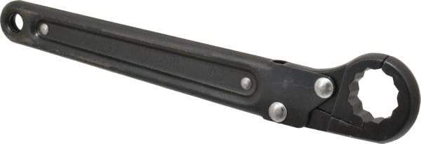 Proto - 7/8", Black Finish, Ratcheting Flare Nut Wrench - 12 Points, 9-3/8" OAL, Steel, Single End Head - Exact Tool & Supply