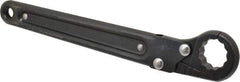 Proto - 7/8", Black Finish, Ratcheting Flare Nut Wrench - 12 Points, 9-3/8" OAL, Steel, Single End Head - Exact Tool & Supply