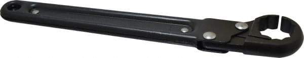 Proto - 1", Black Finish, Ratcheting Flare Nut Wrench - 12 Points, 9-3/8" OAL, Steel, Single End Head - Exact Tool & Supply