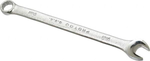 Proto - 9mm 12 Point Offset Combination Wrench - 15° Offset Angle, 5-21/32" OAL, Steel, Satin Finish - Exact Tool & Supply