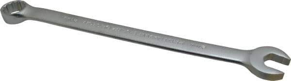 Proto - 21mm 12 Point Offset Combination Wrench - 15° Offset Angle, 11-13/16" OAL, Steel, Satin Finish - Exact Tool & Supply