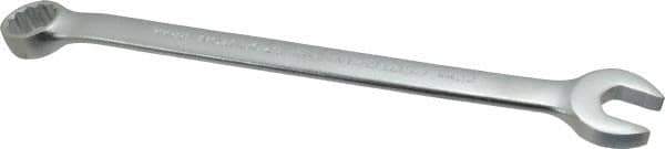 Proto - 22mm 12 Point Offset Combination Wrench - 15° Offset Angle, 12-1/2" OAL, Steel, Satin Finish - Exact Tool & Supply
