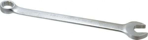 Proto - 23mm 12 Point Combination Wrench - 15° Offset Angle, 12-7/8" OAL, Steel, Satin Finish - Exact Tool & Supply