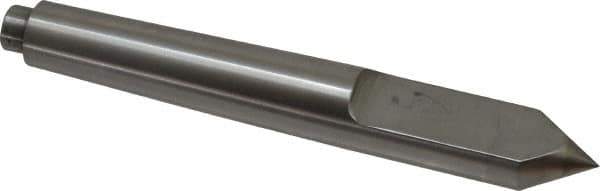 Riten - 3/4" Head Diam, Carbide-Tipped Steel Standard Point Half Dead Center - Jarno 6 Taper, 3/4" Point Diam, 2-3/16" Point Length, 5-1/2" OAL - Exact Tool & Supply