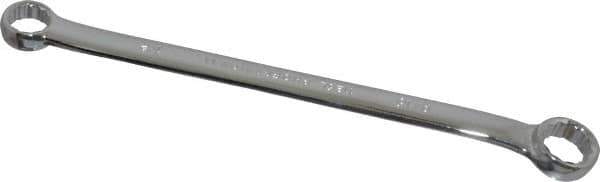 Proto - 1/2" x 9/16" 12 Point Offset Box Wrench - Double End, 8-3/8" OAL, Steel, Polished Finish, 15° Offset - Exact Tool & Supply