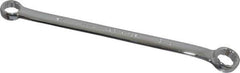 Proto - 1/2" x 9/16" 12 Point Offset Box Wrench - Double End, 8-3/8" OAL, Steel, Polished Finish, 15° Offset - Exact Tool & Supply