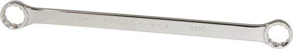 Proto - 11/16" x 3/4" 12 Point Offset Box Wrench - Double End, 11-1/8" OAL, Steel, Polished Finish, 15° Offset - Exact Tool & Supply