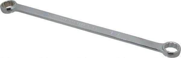 Proto - 15/16" x 1" 12 Point Offset Box Wrench - Double End, 15-1/8" OAL, Steel, Polished Finish, 15° Offset - Exact Tool & Supply