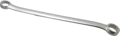 Proto - 1-1/4" x 1-3/8" 12 Point Offset Box Wrench - Double End, 20-1/4" OAL, Steel, Polished Finish, 15° Offset - Exact Tool & Supply
